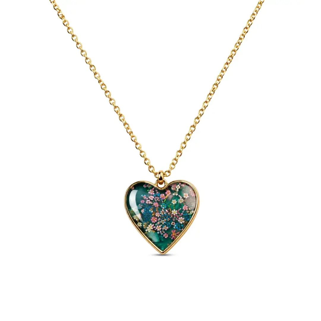 Resin Heart Necklace