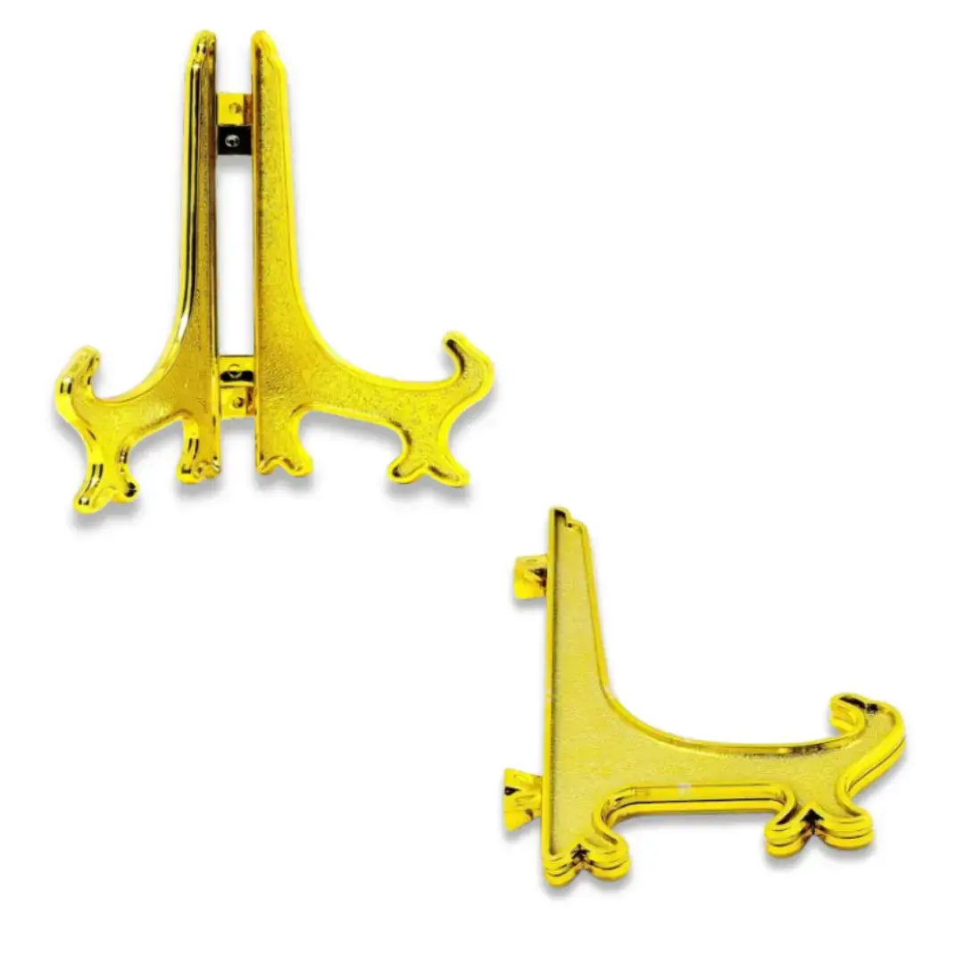 Golden Plastic Foldable Stand for Display