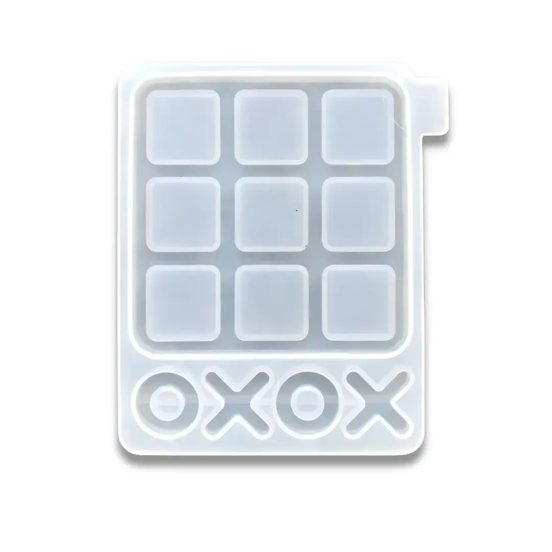 Tic Tac Toe Silicone Mold for Resin Art