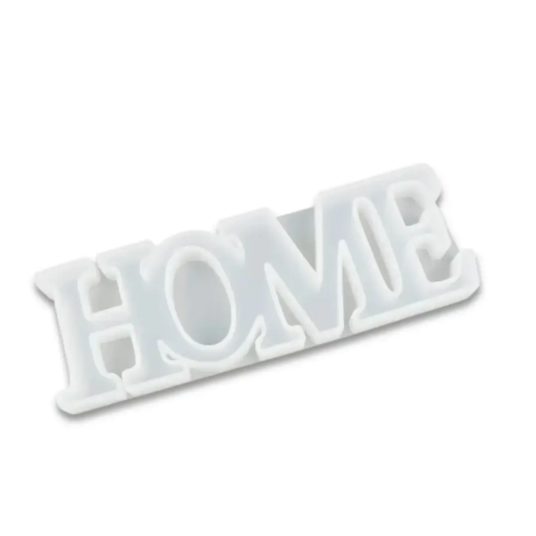 3D Home Letter Silicone Resin Mold for Resin Art