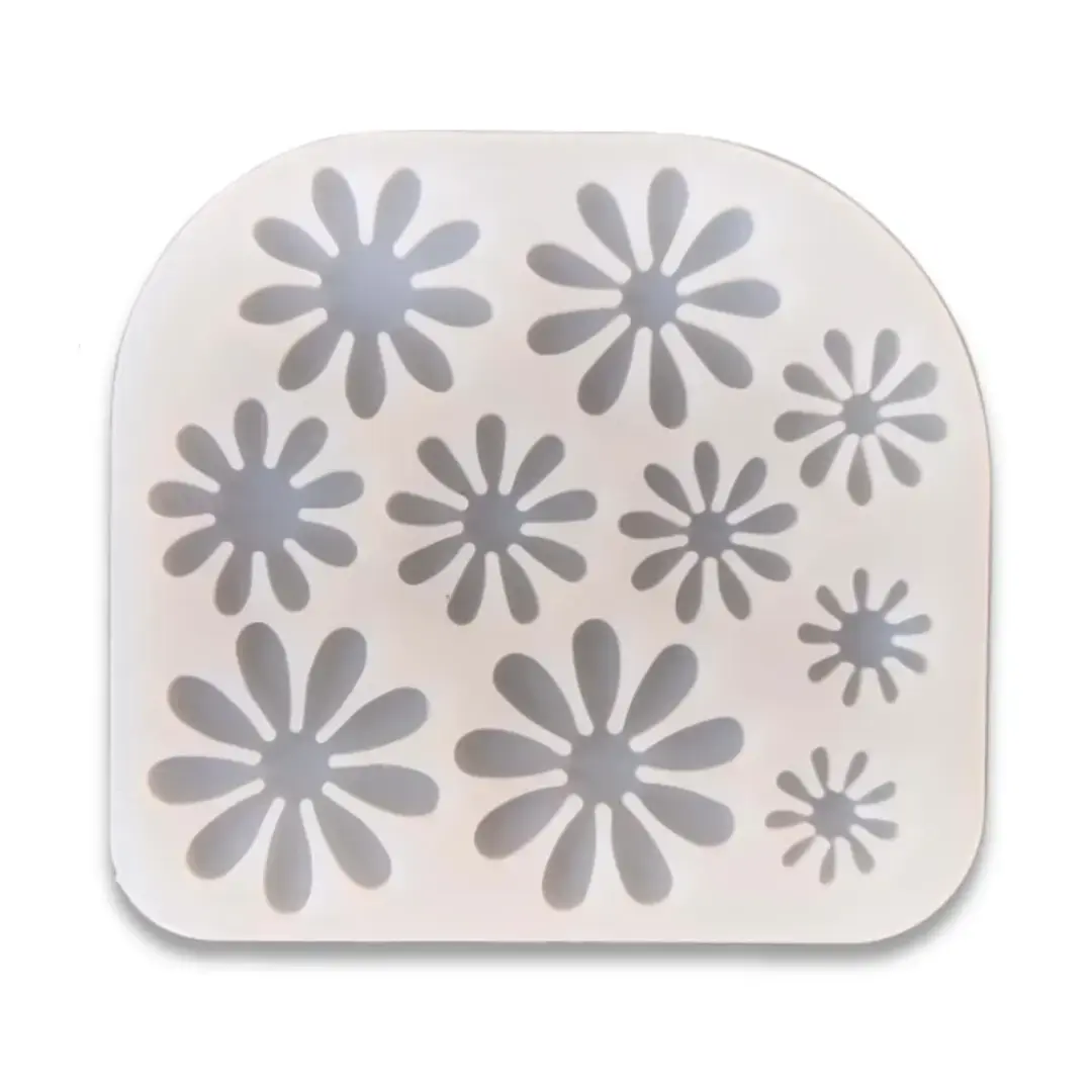 10 Cavity 3D Flower Mould for Resin Art – Silicone Mold for DIY Crafts